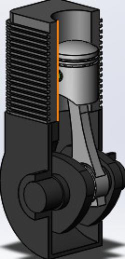 Engine Cross Section 3d Models 【 STLFinder