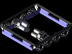 30x30 WCD 8WD Chassis Assembly