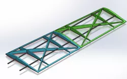 3D printed RC Glider wing