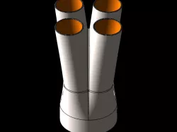 4 to 1 exhaust collector pipe