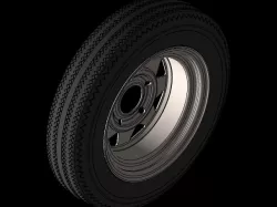 480x12 Trailer Tire Wheel Assembly