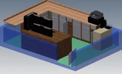 8.5 x 12 foot Office
