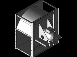 800 22kW Floor Standing Fan Case GA