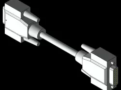 Allied Electronics & Automation - Assembled D-SUB cable shielded 15-pos