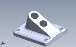ANGLED RAIL SUPPORT