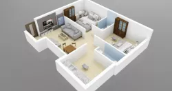 Apartment-Flat-FloorPlan-3D