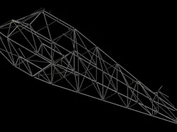 BA-8 Fuselage structure in welded tubes