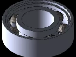 Ball Bearing With Cage Container
