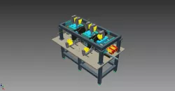 Bar stock feed, cut and drilling & tapping machine