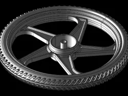 bike tyre and wheel assembly
