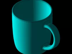 Coffe Mug By Solidworks