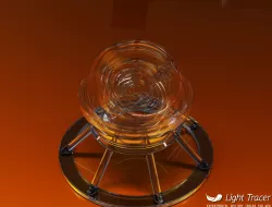 Concentric hemispherical shells bauble