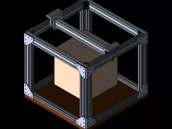 CoreXY with Carriage Rail
