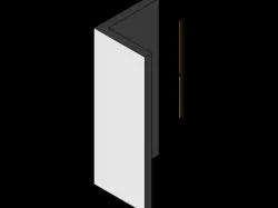 Corner shelf for Cable DVR and DVD player behind TV