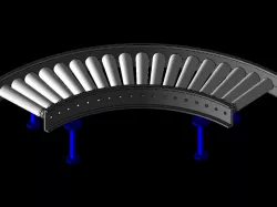 Curved Conveyor belt