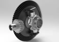 Differential gears assembly for RC remote control cars