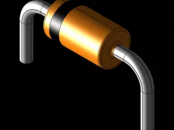 DO41 plastic and glass package