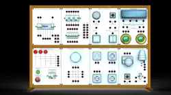EDUCATION Stand for electrical installation