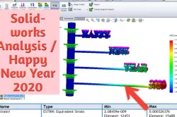 ENGINEERING STYLE /HAPPY NEW YEAR 2020 / SOLID WORKS TUTORIAL ANALYSIS VIDEO