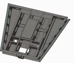 Floorstand for Boeing 737N flight simulator