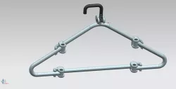 foldable wear hook