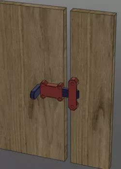 Garden gate latch