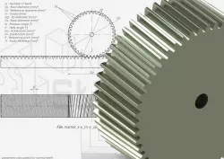 Gears, Gear Racks - Helical