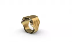 Gold ring shark