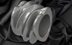 Heart organic shape ring