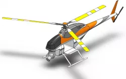 Helicopter Drone Fuselage Concept