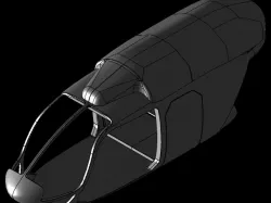 Helicopter fuselage structure