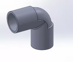 L bow PVC 1'1/4 inc