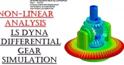 LS DYNA  Differential GEAR SIMULATION