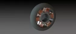 luxury luggage wheel rim