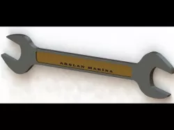 Mekanik Tasarım #18 Mechanical Design #18 (Açık ağızlı anahtar Spanner)