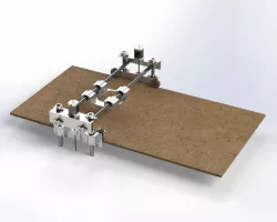 Metal + Printed LowRider CNC