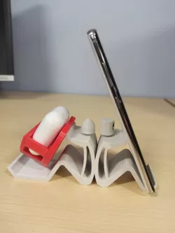 Mobile Phone Marshmello Stand & AirPods Heart Box