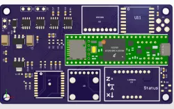 Model Rocket Flight Computer PCB
