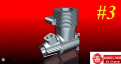 motorbike engine block/блок цили́ндров двигателя мотоцикла/ Bloc motor pentru motociclete.