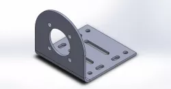 MOUNTING BRACKET - DC MOTOR - PG45 - ORANGE