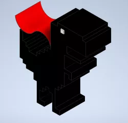 No Internet Dino With Cape