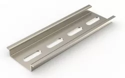 Parametric slotted DIN Rail / Mounting Rail acc. EN 50022