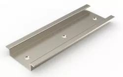 Parametric symmetric 3-point DIN Rail / Mounting Rail