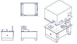 POWER PACK, Autodesk inventor 2019, iges/step file.