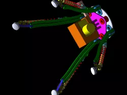 prototype  damper for drone + camera