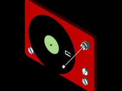 Record Player Clock