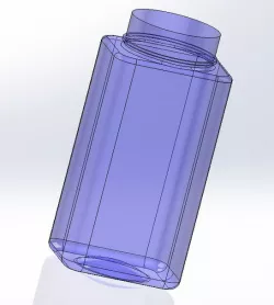 Rectangular Shape Bottle