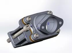Reed valve for IZH Jupiter RV sova + molds. Casting Al-Si