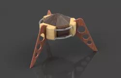 Retro Lunar Lander Toy