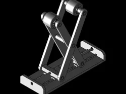 Roller support mechanism